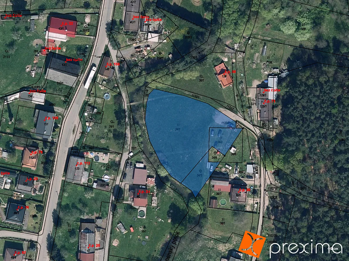 Prodej stavebního pozemku 3163 m²